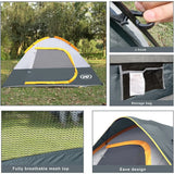 Durable 2-4 Person Camping Tent