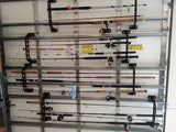 Garage Storage Rack for 6 Rods