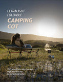Camping Cot with Leg Extenders