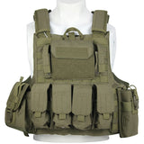 LQARMY Men Tactical Vest 1000D Quick Release Plate Carrier