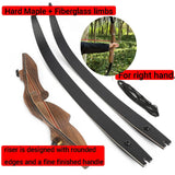 Recurve Split Bow Set 60 Inch ILF Takedown 50/60lbs Right Hand