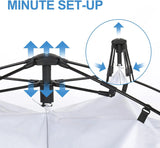 Extra-Wide Privacy Shelter with Carry Bag