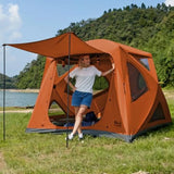 Camping Tent for 4/6 persons, polyester fabric