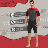 Men's Wetsuit, 3mm Shorty Back Zip Wetsuit