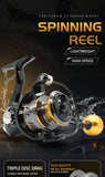 Spinning Reel Metal Cup 10KG Max Drag Power