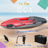 Inflatable Kayak 1 Person Adult Red Canoe