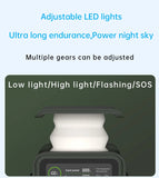 Solar Generator for Camping, Portable Power Station, LED Light