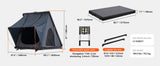 Rooftop Tent Hard Shell with Telescopic Ladder