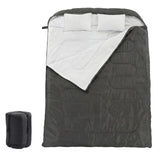 Double Sleeping Bag for Adults with Pillow