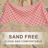 Checkered Plaid Turkish Beach Towel
