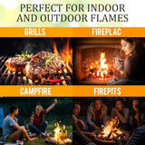 Mini Fire Stick with Fire Starter and Tongs