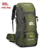 50L Travel Backpack Men