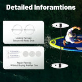 2 Pvc Banana-Shaped Kayak Outriggers