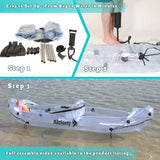 Clear Kayak Transparent 2-Seater Inflatable Tandem