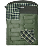 Double Flannel  Sleeping Bag for Adults