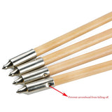 6pcs Handmade Wood Arrow Turkey Feathers Arrow Shaft Length 80cm Diameter 8.5mm for Shooting Target Hunting Accessories