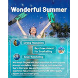 Snorkeling Fins with Full Foot Pocket