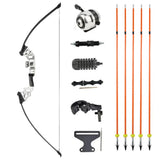 Bowfishing Set 40lbs Recurve Straight Bow Solid Fiberglass