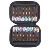 16Pcs Metal Spoon Spinner Fishing Lure