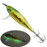 1-3PCS 5.5g Luminous Floating Wood Shrimp Lure