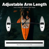 2 Pvc Banana-Shaped Kayak Outriggers
