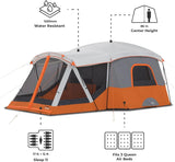 Spacious Multi-Room Cabin Tent for Family Camping