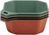 9-Piece Polypropylene Outdoor Dining Plates, Bowls, Mixing Bowl