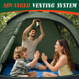 2/3 Person Camping Tent with Rainfly
