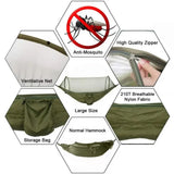 Two-Person Mosquito-Net Camping Hammock