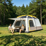 Camping Tent, Top Skylight for Ventilation and Mosquito Protection