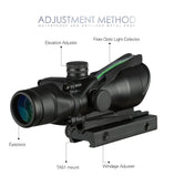 4X32 Riflescope Fiber Optics