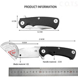 EDC Multitool D2 Steel G10 Handle
