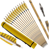 12 PCS 30-inch Archery Carbon Arrows