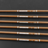 31-inch Carbon Arrows 5" Turkey Feather Pure Carbon Shaft