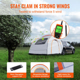 Rear Tent for Van, Hatch, Pickup Tailgate