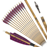 12 PCS 30-inch Archery Carbon Arrows