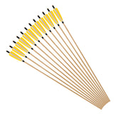 Archery Arrows 12pcs 32inch Wooden Shaft