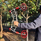 Short Axis Compound Bow Set Kit 30-60Lbs Adjustable Draw Weight Ambidextrous