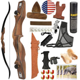 Recurve Split Bow Set 60 Inch ILF Takedown 50/60lbs Right Hand