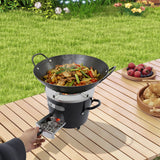 Portable Stainless Steel Wood Stove with Removable Ash Tray