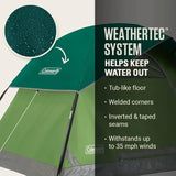 Coleman Tent with Rainfly, Weatherproof