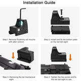 Mini MR Red Dot Sight Collimator Rifle Reflex Sight Scope