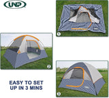 2-4 Person Waterproof Windproof Dome Tent for Outdoor Adventures