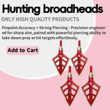 Hunting Arrow Tips, 12 pcs, 125 grain, Screw-in Blade