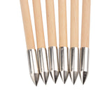 Wooden Longbow Arrows 32" Natural Turkey Feather