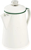 Enamelware Percolator Coffee Pot for Camping