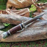 High-Quality Hunting Knife with Wooden Handle