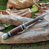 High-Quality Hunting Knife with Wooden Handle