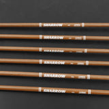 Pure Carbon Arrows, 12 pcs, 31 Inch Spine