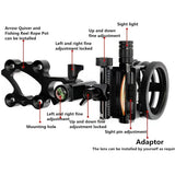 Compound Bow 5 Pin Sight 0.019-Inch Optical Fiber